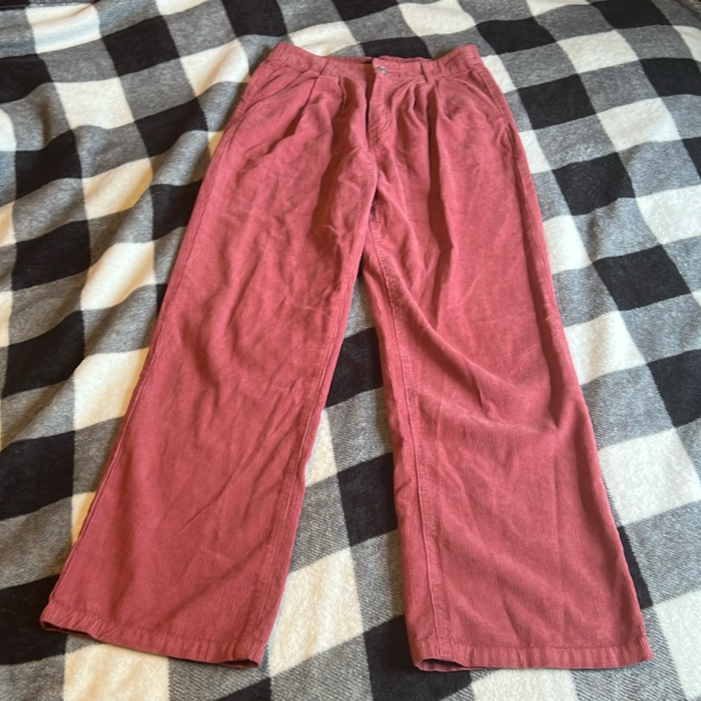 Forever 21 Dusty Rose Wide Leg Pants